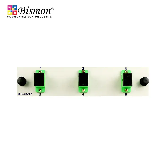 3 SC/APC Snap-in adapter plate Single-mode Simplex Full set
